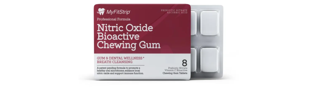 MyFitStrip releases first generation functional chewing gum products that enhance the nitric oxide-promoting oral microbiome